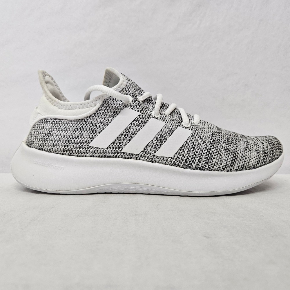 Adidas Cloudfoam Pure SPW Running Shoes IF3393 Grey White Black Women's Size 10 - Picture 10 of 10